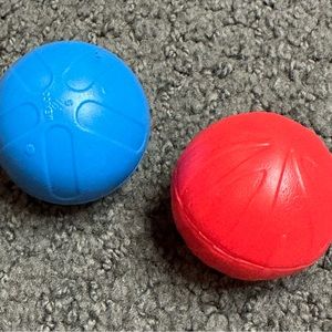 Red Blue Hard Plastic Mexico Lego Spike Ball
